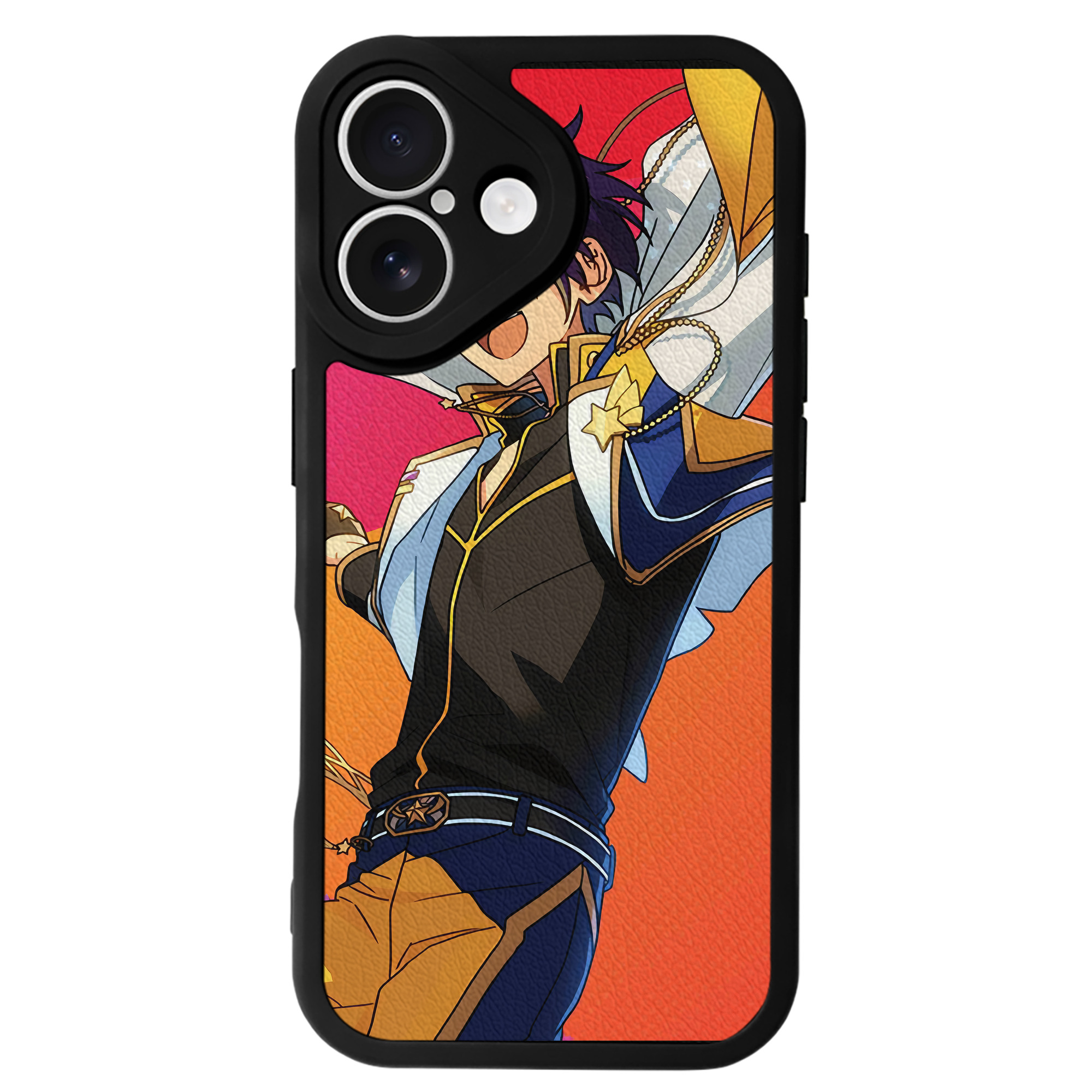 （画像用） あんさんぶるスターズ! Ensemble Stars 【iPhone 16シリーズ対応】シリコンスマホケース（レザー調） 材質：シリコン